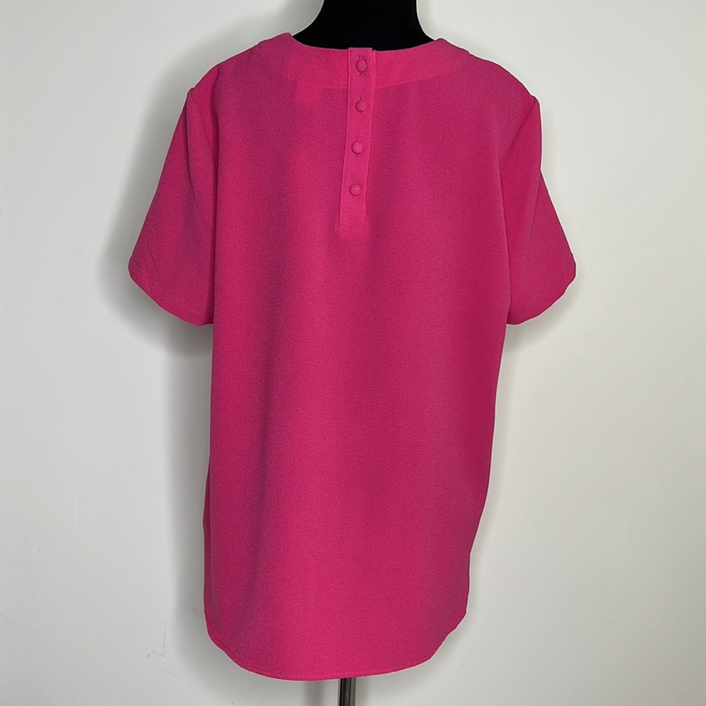 CATHERINE MALANDRINo Pink Blouse L - Picture 5 of 6